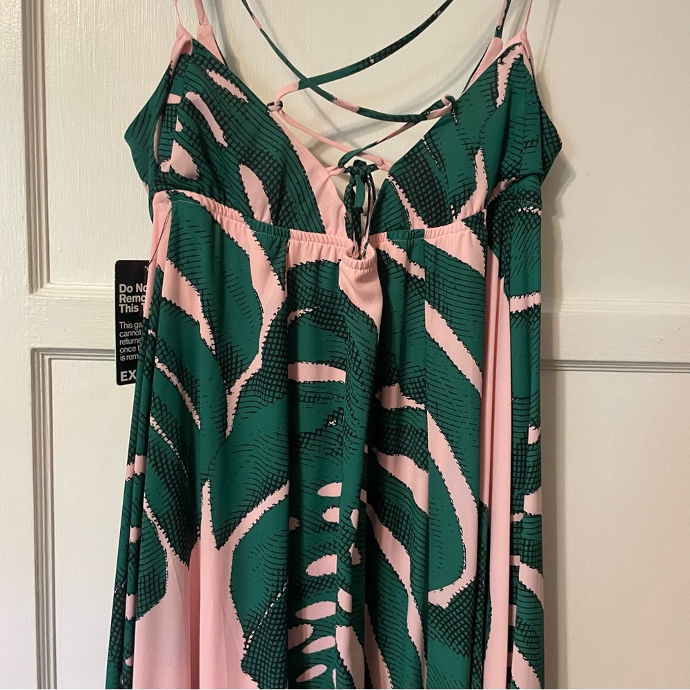 SOLD-Express tropical strappy dress - Picture 7 of 15